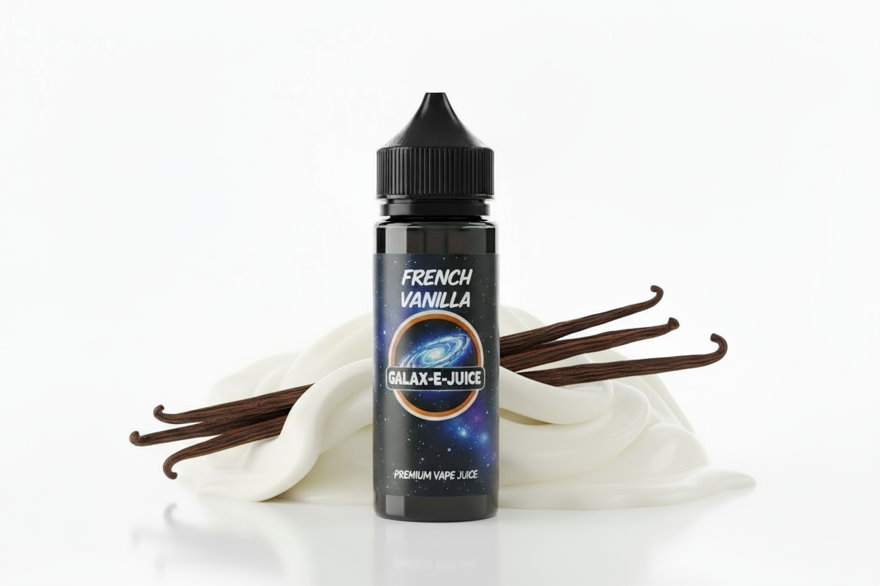 French Vanilla E-Liquid 100ml - UK Made Premium Vape Juice | Galax-E-Juice
