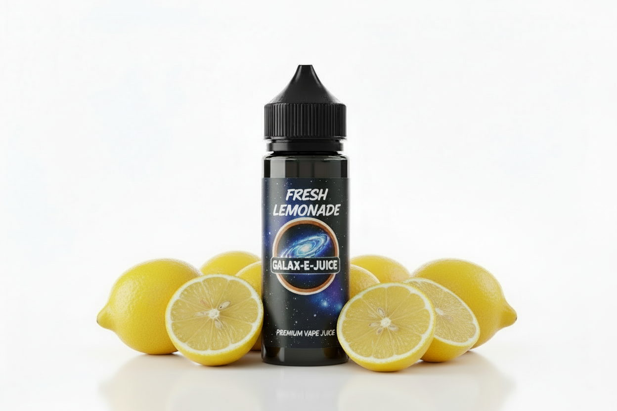 Fresh Lemonade E-Liquid 100ml - UK Made Premium Vape Juice | Galax-E-Juice