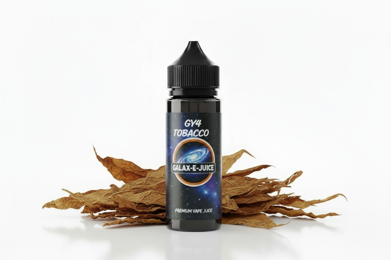 GY4 Tobacco E-Liquid 100ml - UK Made Premium Vape Juice | Galax-E-Juice