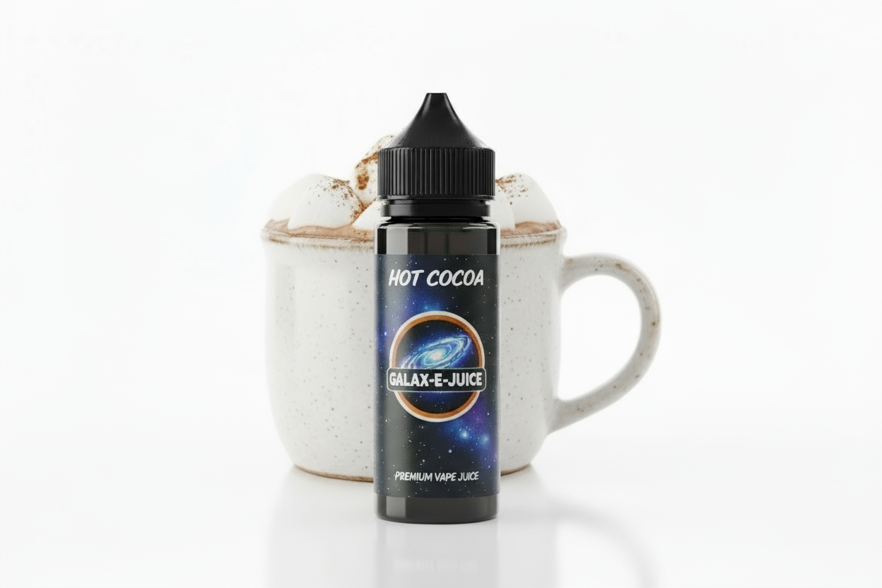 Hot Cocoa E-Liquid 100ml - UK Made Premium Vape Juice | Galax-E-Juice