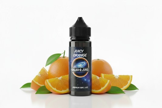 Juicy Orange E-Liquid 100ml - UK Made Premium Vape Juice | Galax-E-Juice