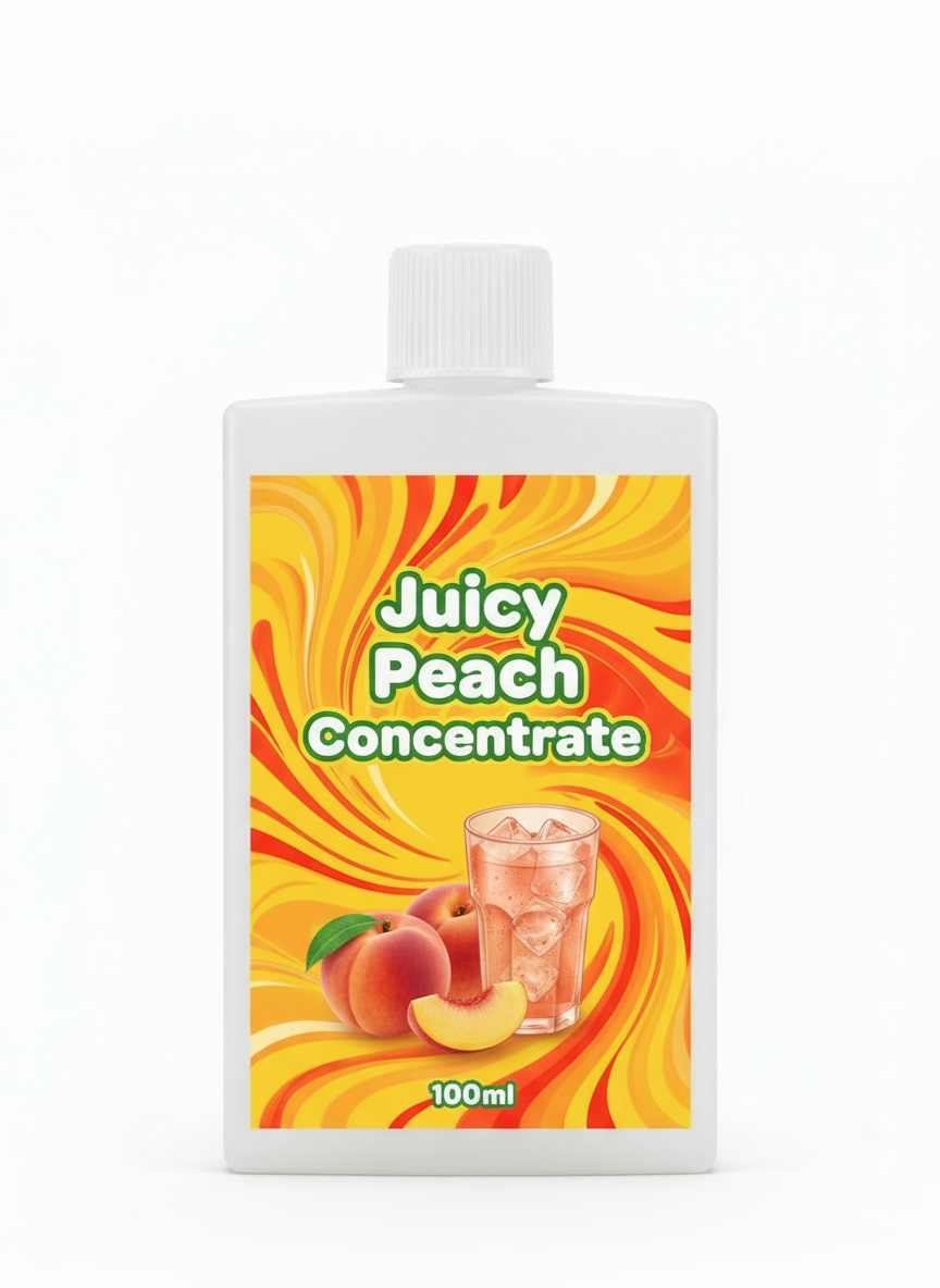 Juicy Peach Concentrate 100ml - Premium UK Flavour Concentrate
