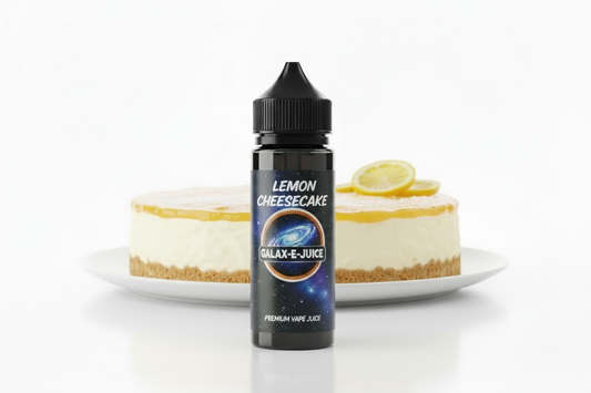 Lemon Cheesecake E-Liquid 100ml - UK Made Premium Vape Juice | Galax-E-Juice