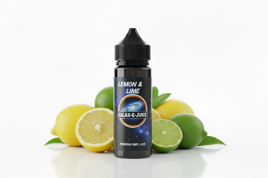 Lemon & Lime E-Liquid 100ml - UK Made Premium Vape Juice | Galax-E-Juice
