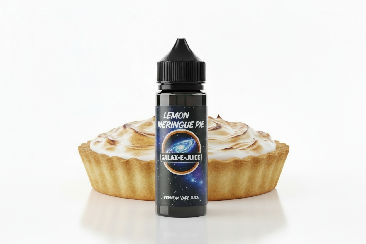 Lemon Meringue Pie E-Liquid 100ml - UK Made Premium Vape Juice | Galax-E-Juice