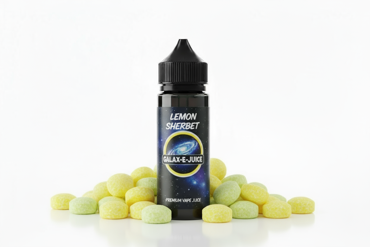 Lemon Sherbet E-Liquid 100ml - UK Made Premium Vape Juice | Galax-E-Juice