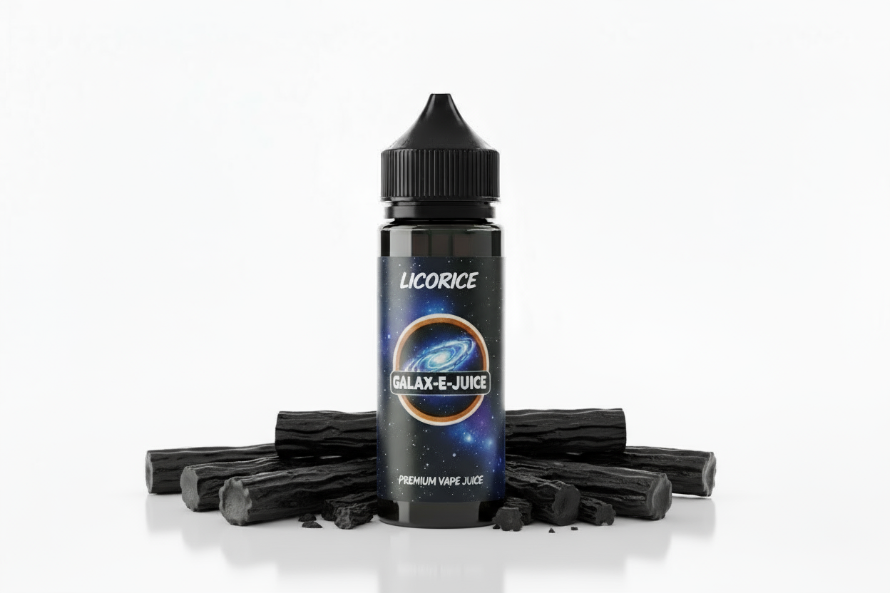 Licorice E-Liquid 100ml - UK Made Premium Vape Juice | Galax-E-Juice