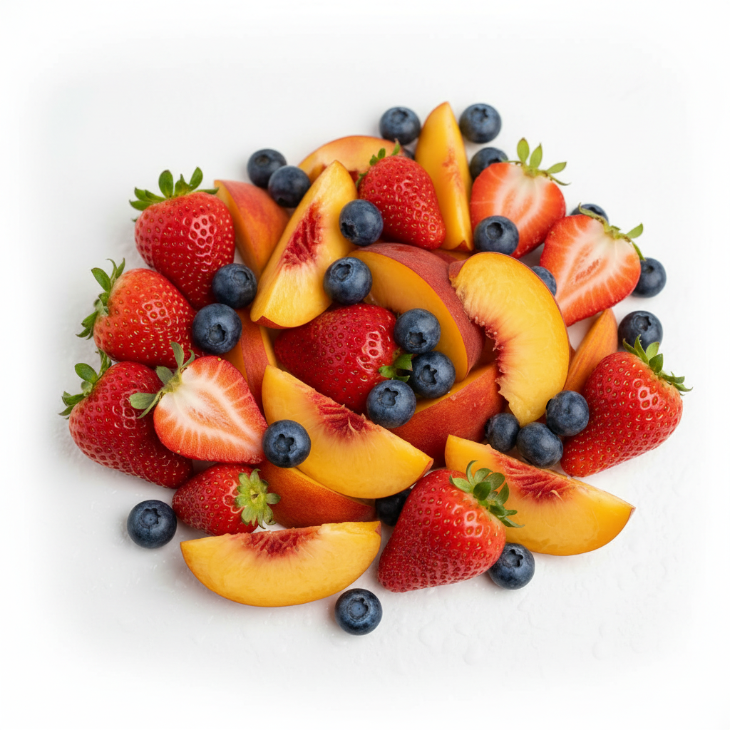 Lunar E-Liquid 100ml - Strawberry, Peach & Blueberry Fruit Flavour - Galax-E-Juice UK