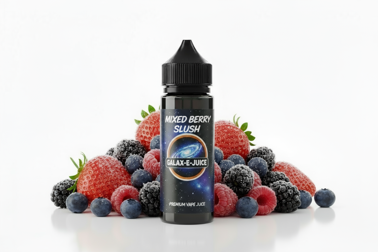Mixed Berry Slush E-Liquid 100ml - UK Made Premium Vape Juice | Galax-E-Juice