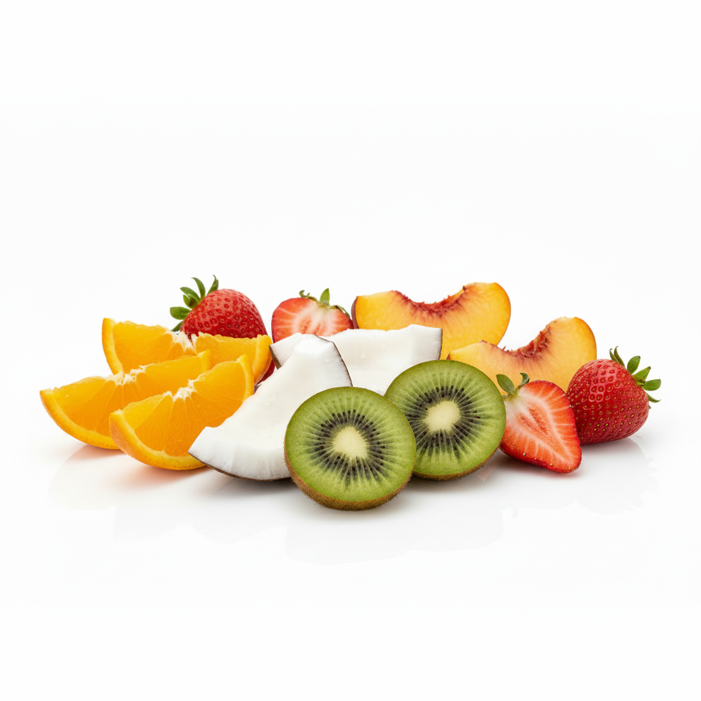 Mizar E-Liquid 100ml - Strawberry, Peach, Orange, Kiwi & Coconut Tropical Flavour - Galax-E-Juice UK