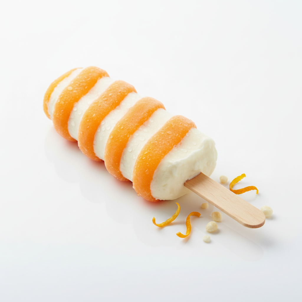 Orange Cream Bar E-Liquid 100ml - Sweet Orange Cream Ice Lolly Flavour - Galax-E-Juice UK