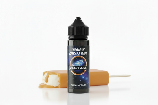 Orange Cream Bar E-Liquid 100ml - UK Made Premium Vape Juice | Galax-E-Juice