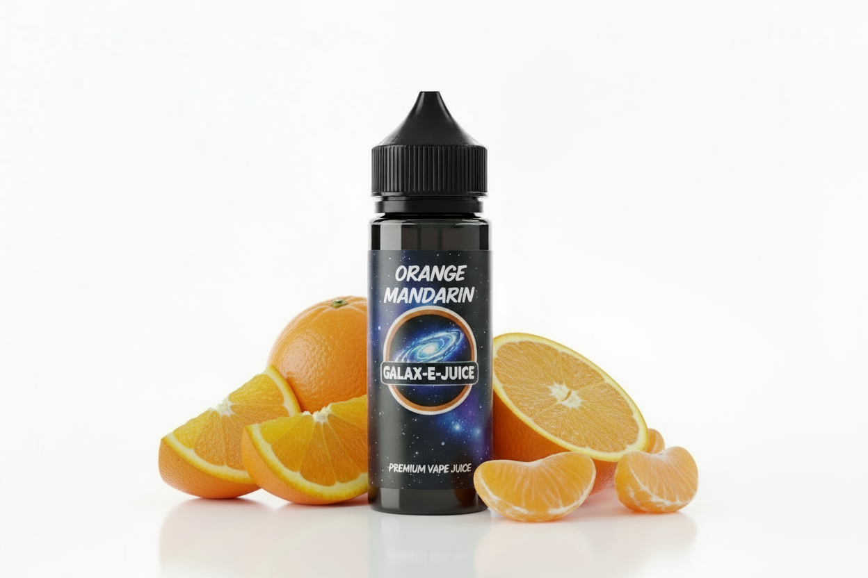 Orange Mandarin E-Liquid 100ml - UK Made Premium Vape Juice | Galax-E-Juice