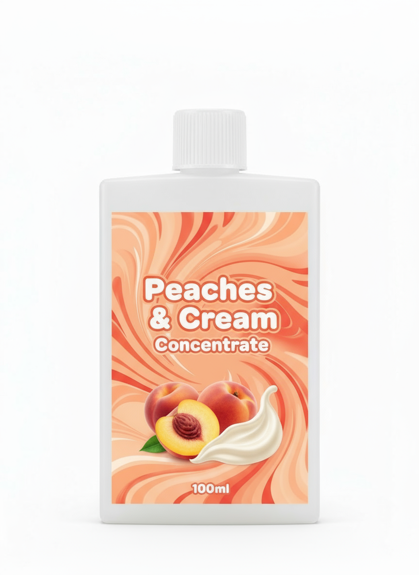 Peaches & Cream Concentrate 100ml - Premium UK Flavour Concentrate