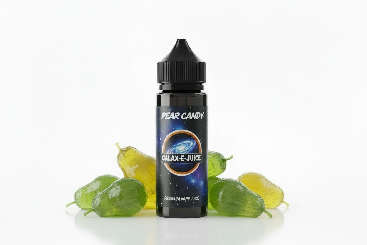Pear Candy E-Liquid 100ml - UK Made Premium Vape Juice | Galax-E-Juice
