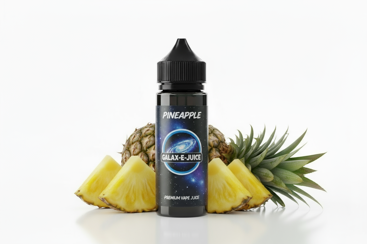Pineapple E-Liquid 100ml - UK Made Premium Vape Juice | Galax-E-Juice