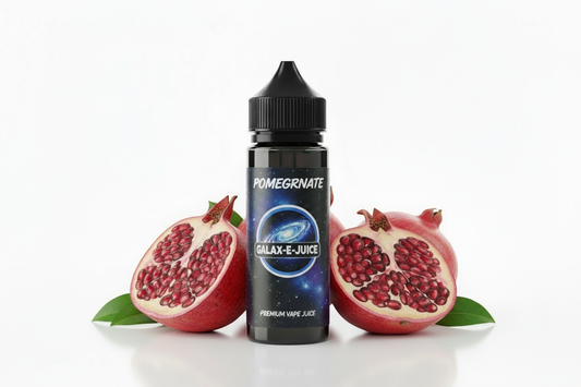 Pomegranate E-Liquid 100ml - UK Made Premium Vape Juice | Galax-E-Juice