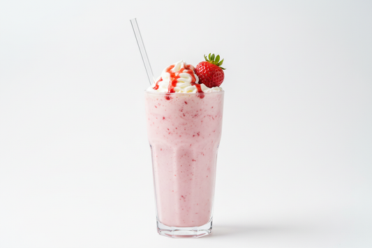 Professional Strawberry Milkshake Image