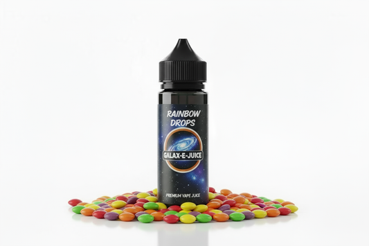 Rainbow Drops E-Liquid 100ml - UK Made Premium Vape Juice | Galax-E-Juice