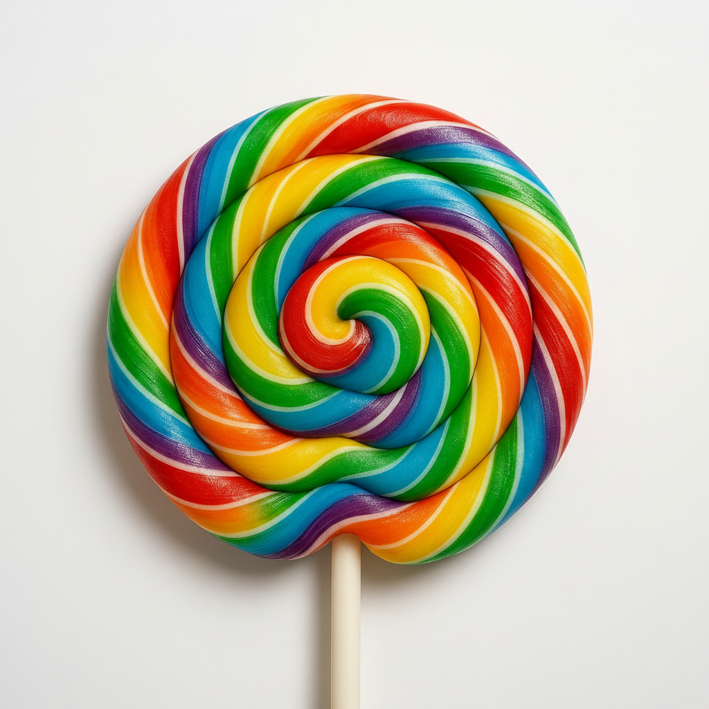 Rainbow Lollipop Sweets E-Liquid 100ml - Sweet Rainbow Lollipop Candy Flavour - Galax-E-Juice UK