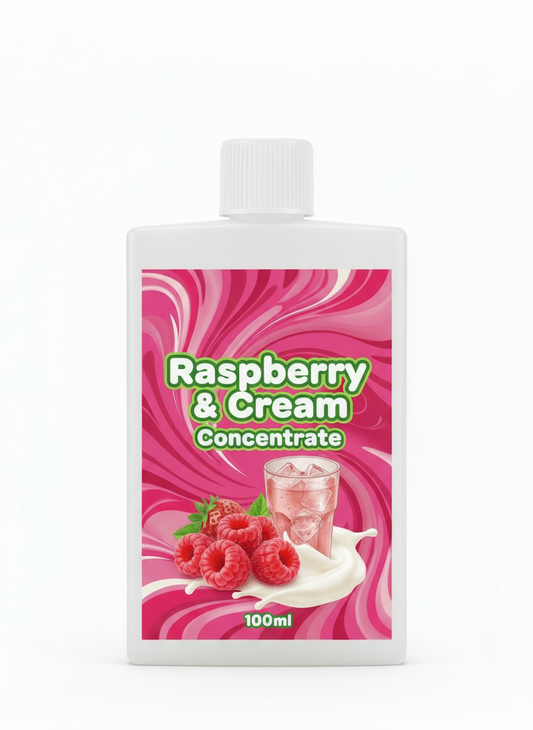 Raspberry & Cream Concentrate 100ml - Premium UK Flavour Concentrate
