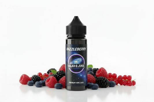 Razzleberry E-Liquid 100ml - UK Made Premium Vape Juice | Galax-E-Juice