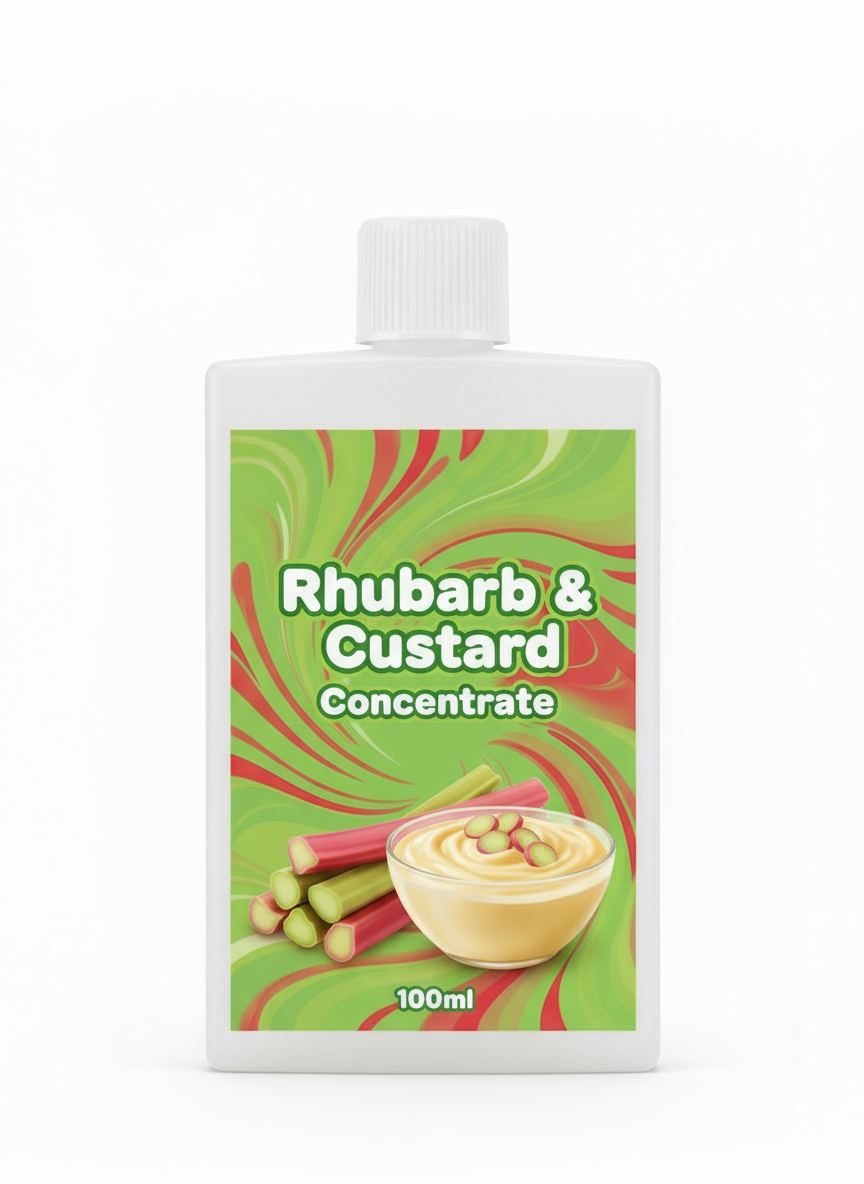 Rhubarb & Custard Concentrate 100ml - Premium UK Flavour Concentrate