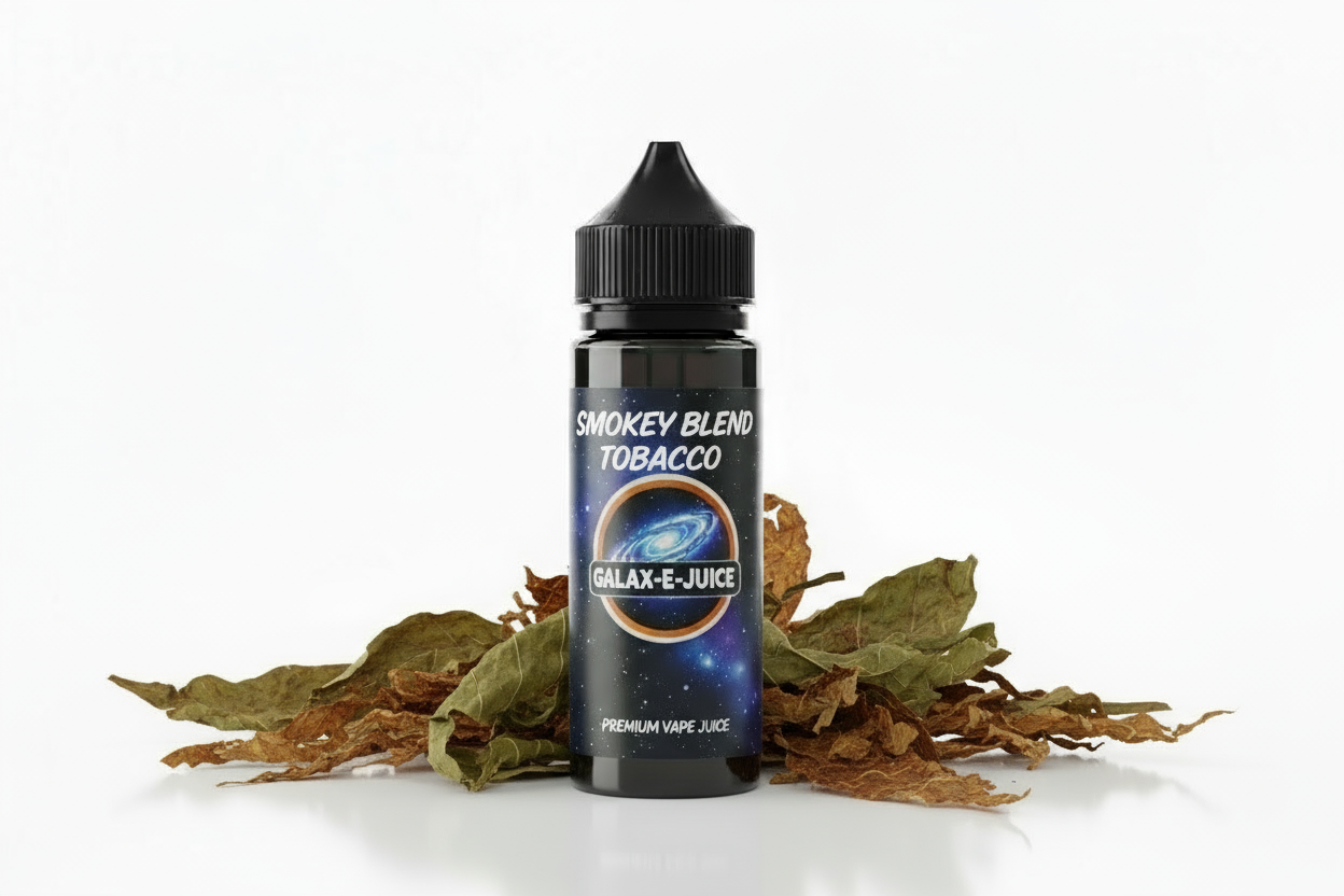 Smokey Blend Tobacco E-Liquid 100ml - UK Made Premium Vape Juice | Galax-E-Juice