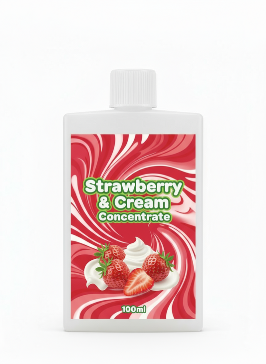 Strawberry & Cream Concentrate 100ml - Premium UK Flavour Concentrate