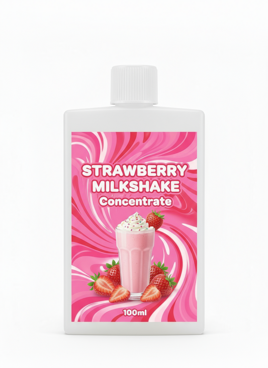 Strawberry Milkshake Concentrate 100ml - Premium UK Flavour Concentrate
