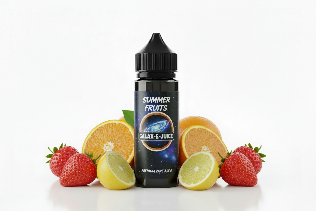 Summer Fruits E-Liquid 100ml - UK Made Premium Vape Juice | Galax-E-Juice