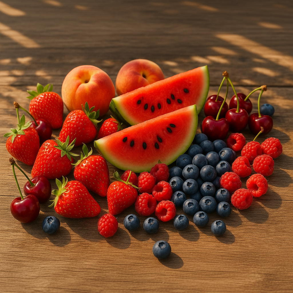 Summer Fruits E-Liquid 100ml - Vibrant Sun-Ripened Fruit Medley - Galax-E-Juice UK