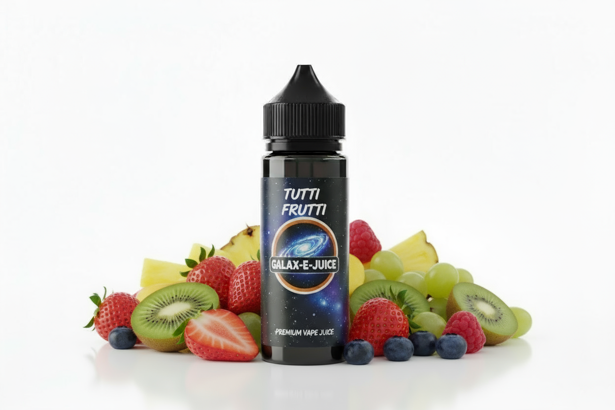 Tutti Frutti E-Liquid 100ml - UK Made Premium Vape Juice | Galax-E-Juice