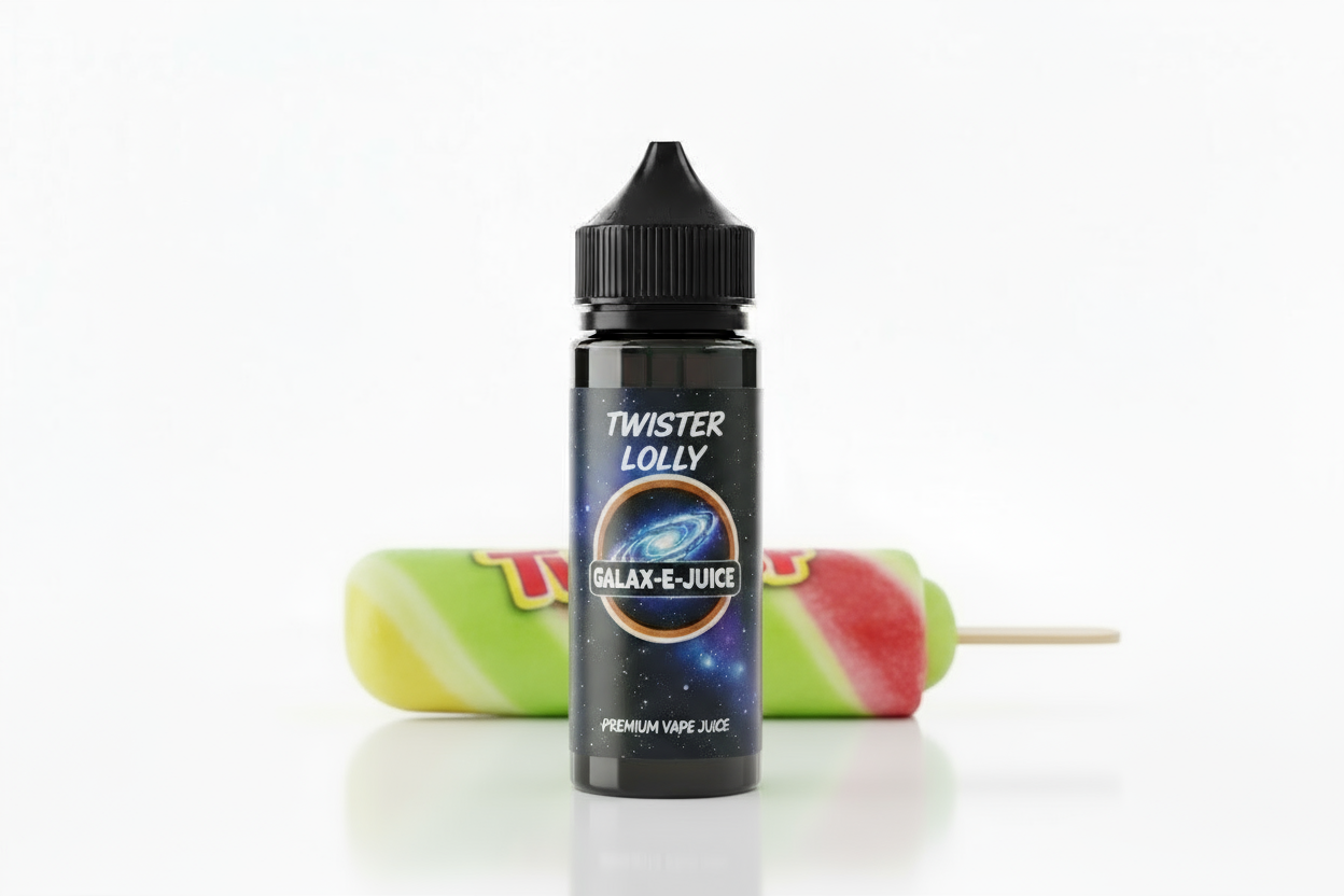 Twister Lolly E-Liquid 100ml - UK Made Premium Vape Juice | Galax-E-Juice