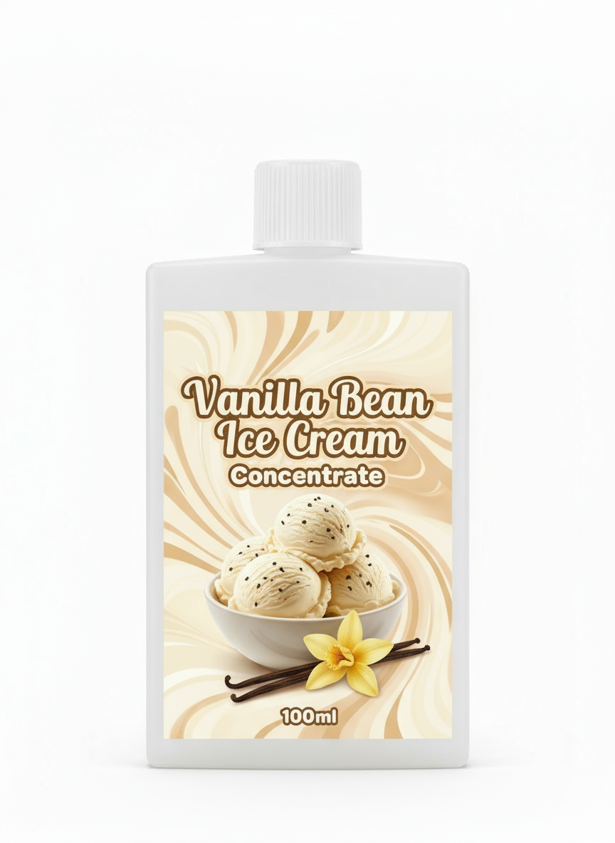 Vanilla Bean Ice Cream Concentrate 100ml - Premium UK Flavour Concentrate