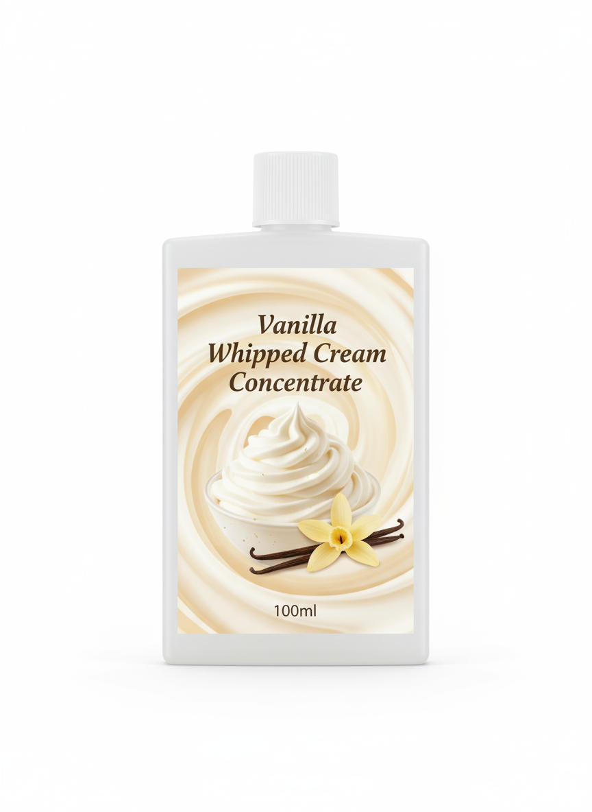 Vanilla Whipped Cream Concentrate 100ml - Premium UK Flavour Concentrate