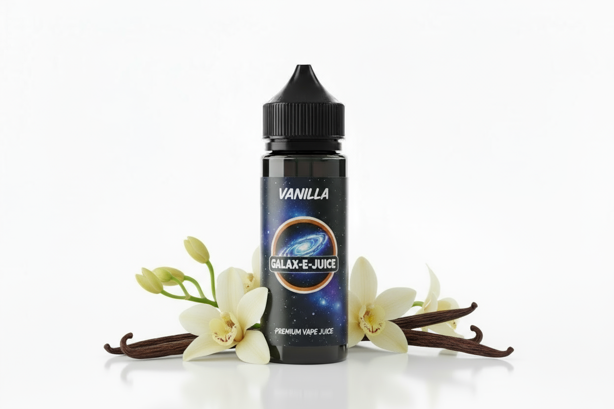 Vanilla E-Liquid 100ml - UK Made Premium Vape Juice | Galax-E-Juice