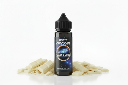 White Chocolate E-Liquid 100ml - UK Made Premium Vape Juice | Galax-E-Juice