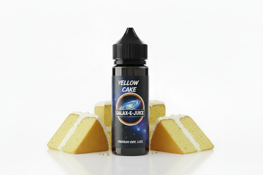 Yellow Cake E-Liquid 100ml - UK Made Premium Vape Juice | Galax-E-Juice