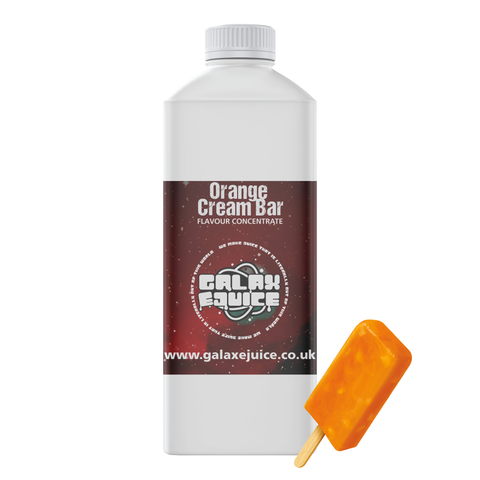 orange cream bar e-liquid concentrate.